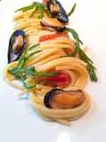 Spaghettoni con salicornia e cozze