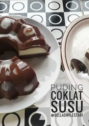 Foto resep Puding Coklat Susu