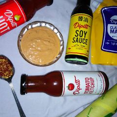 A picture of Yum Yum Dipping Sauce.