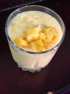 A picture of Mango shake.