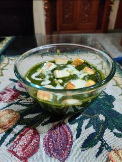 पालक पनीर सब्ज़ी (Palak paneer sabji recipe in Hindi) रेसिपी मुख्य फोटो
