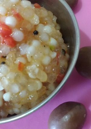 A picture of Sago khichdi.