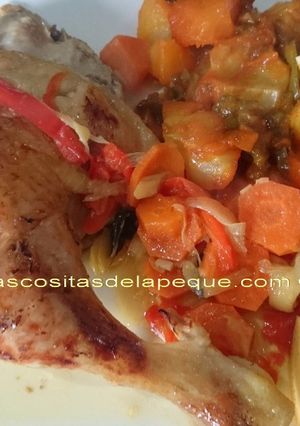 Foto principal de Pollo asado con citricos y albahaca