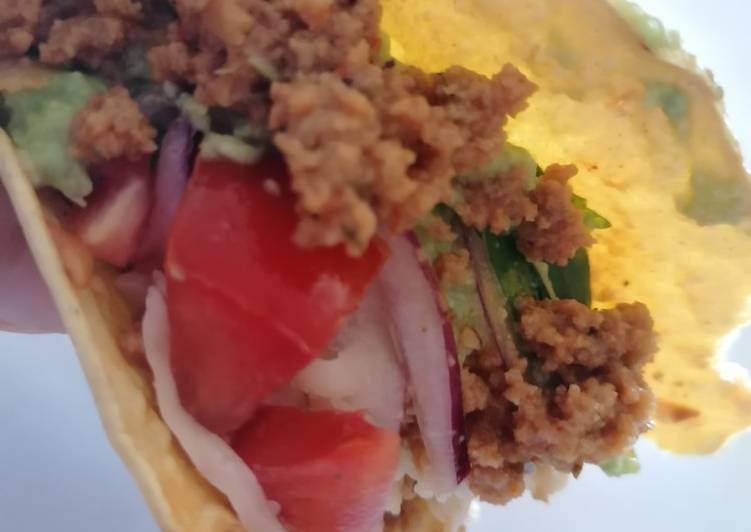 67.Tacos de carne vegana estilo Mejicano