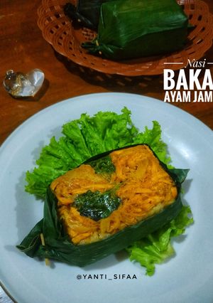 Foto resep Nasi Bakar Ayam Jamur