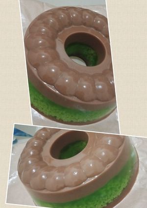 Foto resep Puding lumut cokelat + Tips