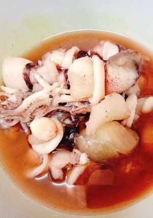 รูปของ ปลาหมึกไข่ต้มหวาน