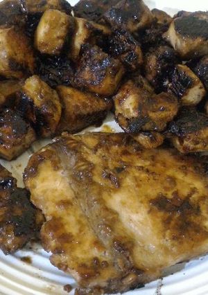 Foto resep Sate Tuna Sambal Bawang Panggang Teflon (tanpa tusuk)
