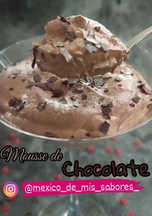Una foto de 💥 MOUSSE DE Chocolate 💥 #sinhuevos 🤯