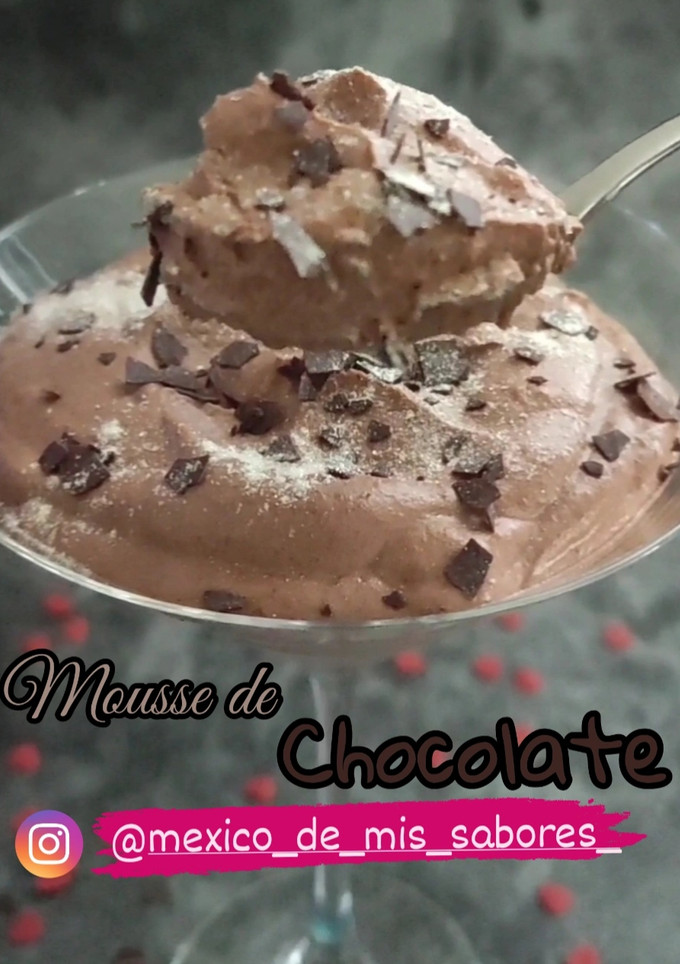 Una foto de 💥 MOUSSE DE Chocolate 💥 #sinhuevos 🤯