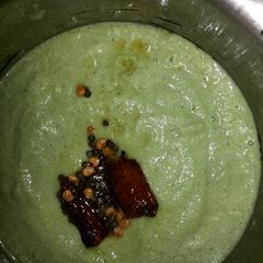 A picture of Guava leaves chutney.