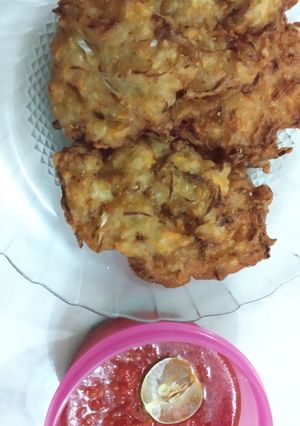 Foto resep Bakwan Goreng Sambal Merah