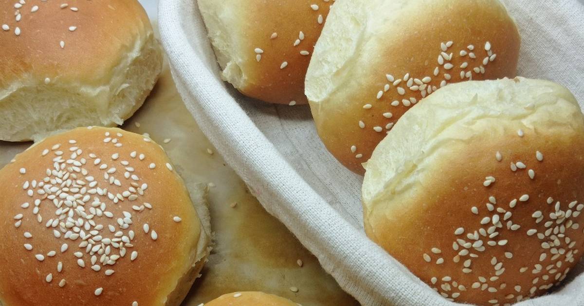 Resep (Sourdough Discard) Mini Burger Buns oleh Heramesayu Noviari