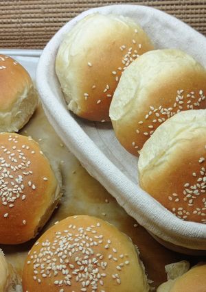 Foto resep (Sourdough Discard) Mini Burger Buns