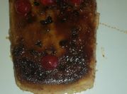 Una foto de budin de pan integral