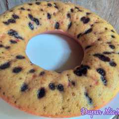 A picture of Bolu Kukus Buah Naga Simple (no mixer).