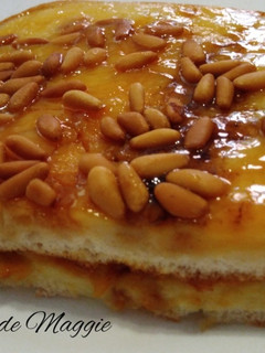 Una foto de Coca de crema quemada