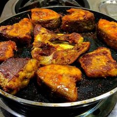 A picture of Bhakura Machha Bhaja / Catla Fish Fry.