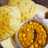 Masala poori with white chana
