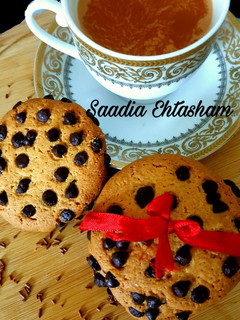 A picture of Double chocolate chip cookies.
