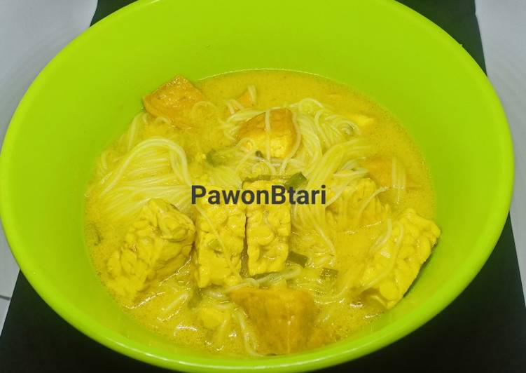 Resep Santan bihun tahu tempe simpel lezat nikmat, Bikin Ngiler