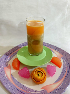 ટેટી દ્રાક્ષ નારંગી જ્યુસ (Muskmelon Grapes Orange Juice Recipe In Gujarati) રેસીપી મુખ્ય ફોટો