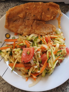Una foto de Ensalada de zapallo italiano