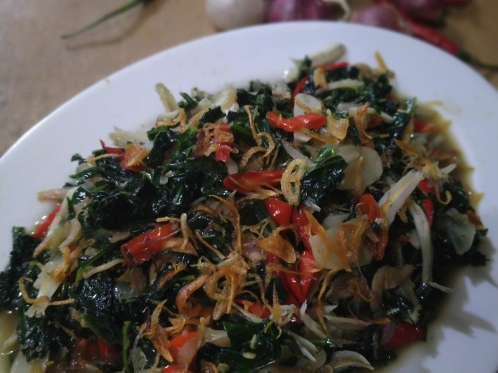 Bagaimana Menyiapkan Tumis daun pepaya teri Anti Gagal