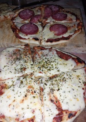 Una foto de Pizza a la essen