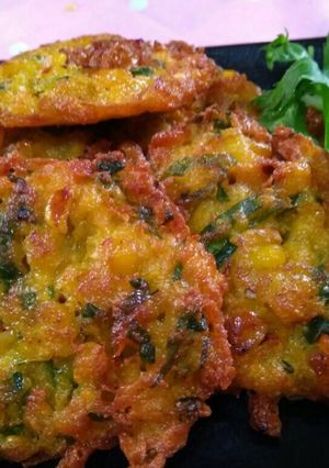 Foto resep Dadar Jagung Wortel Parut