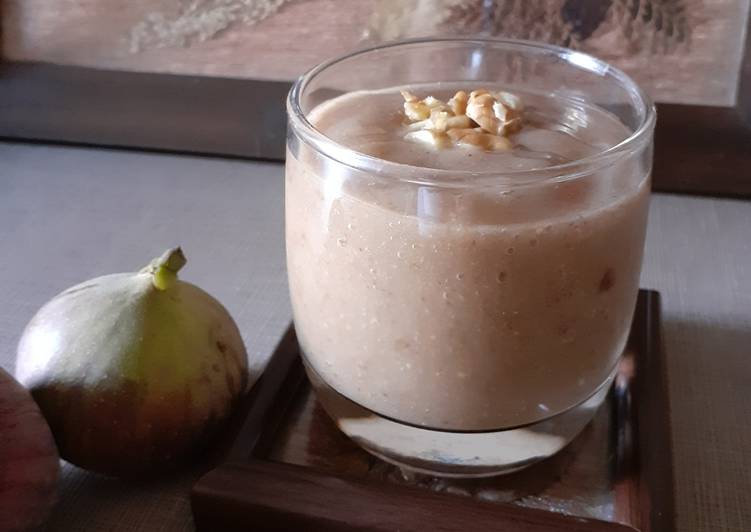 Simple Way to Make Award-winning Fresh Fig Smoothie