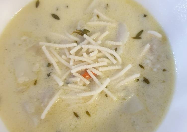 Resep masakan Boston Fish Chowder | Cara Masak Boston Fish Chowder Yang Menggugah Selera