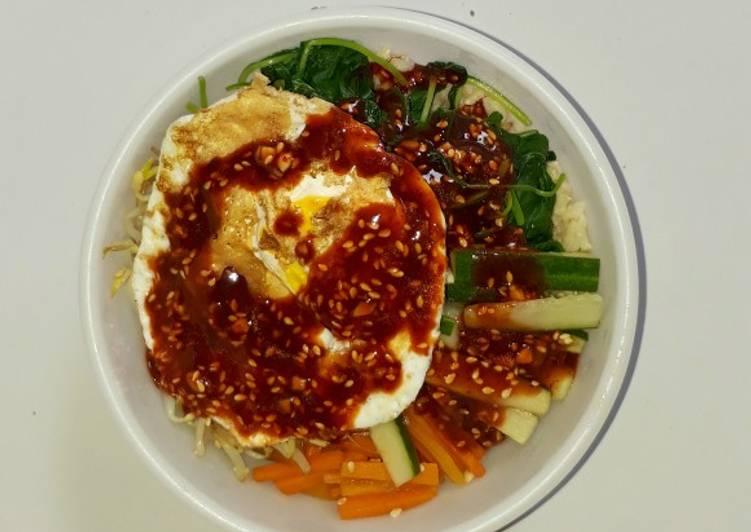 Healthy Korean Bibimbap