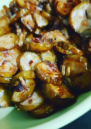 A picture of Ivy gourd stir fry.