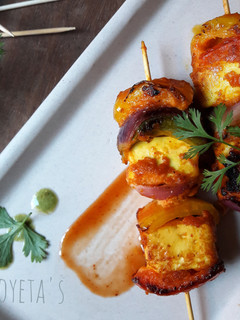 A picture of Paneer tikka.