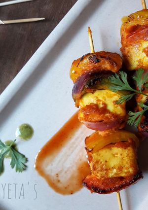 A picture of Paneer tikka.