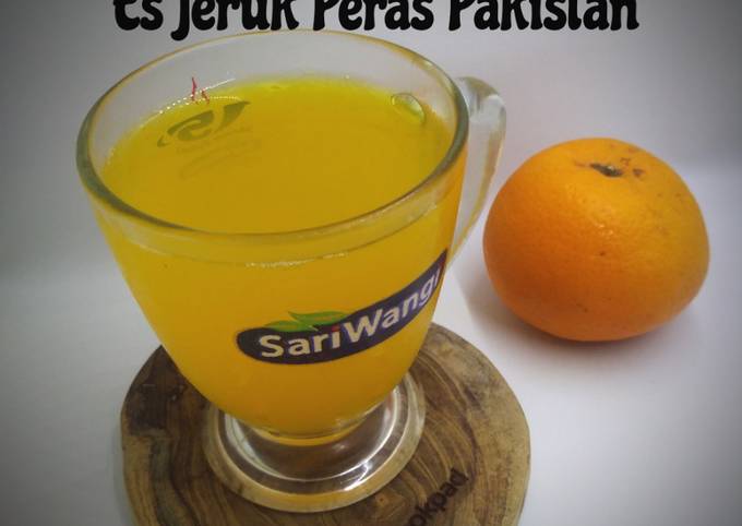 Resep: Es Jeruk Peras Pakistan Irit Untuk Jualan
