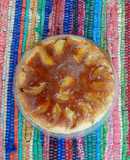 Torta invertida de manzana