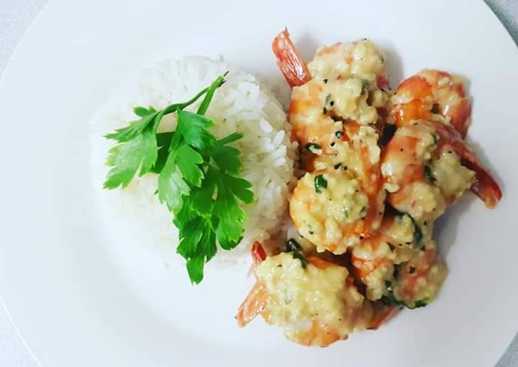 Recipe of Quick Garlic Prawns