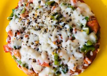 Easiest Way to Make Tasty Colourful pizza