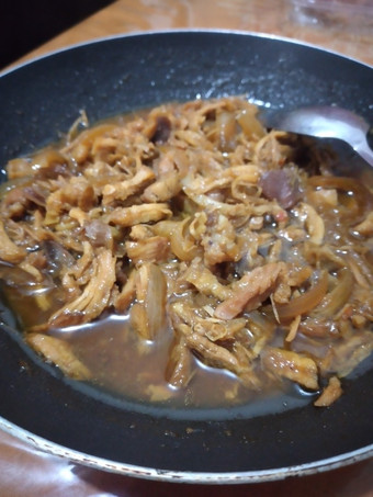 Resep Ayam Suwir Kecap Pedas Manis Anti Gagal