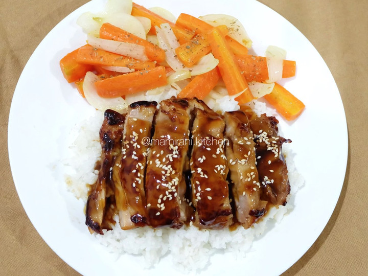 Cara Gampang Menyiapkan 25. CHICKEN TERIYAKI (Yosh*noya) Anti Gagal