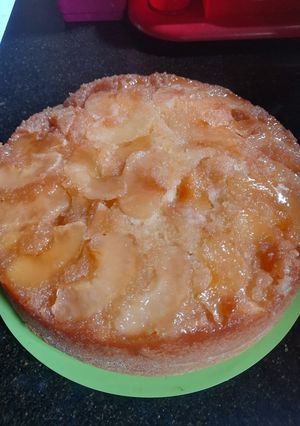 Una foto de Torta de manzana invertida 🍎