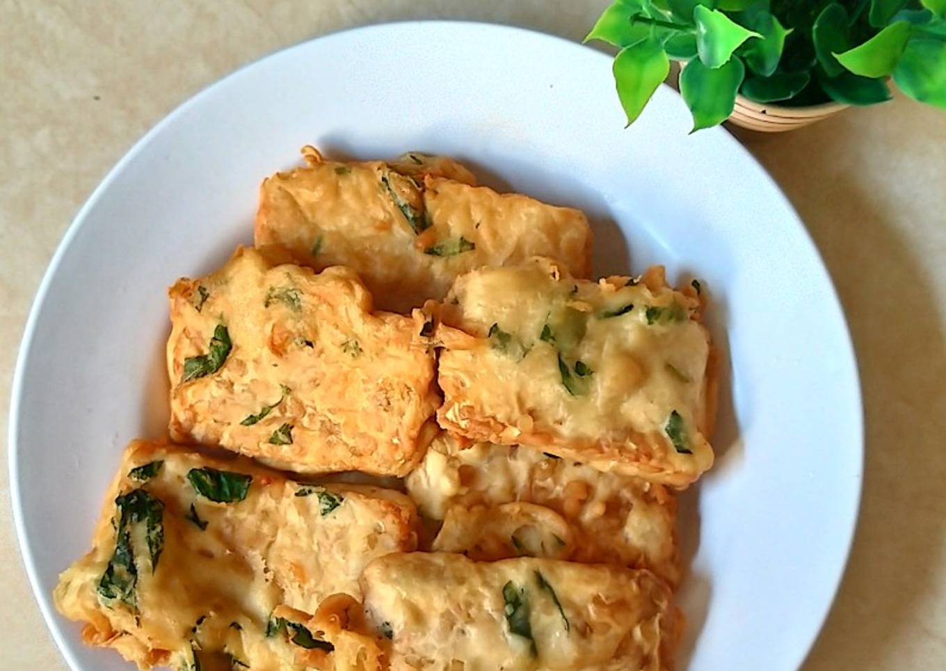 Tempe goreng Kemangi