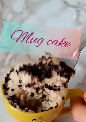 صورة لوصفة كيك المغ Mug cake