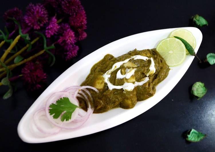 Palak Paneer Cottage Cheese With Spinach Gravy Recipe By Hina