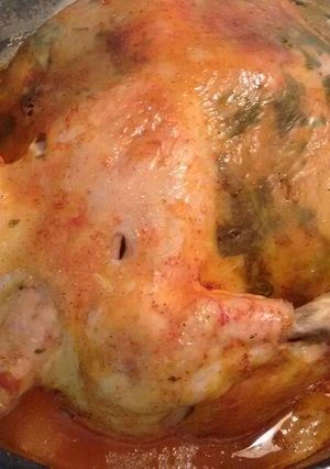 Una foto de Pollo rústico con patatas. ॐ