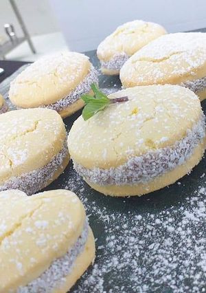 Una foto de Alfajores de maizena