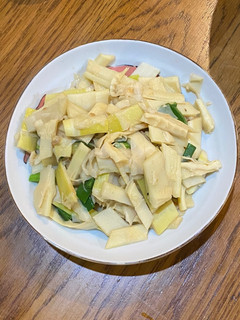 鵝油炒桂竹筍 的食譜成品照片