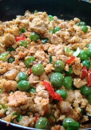 Foto resep Oseng oncom leunca pedas